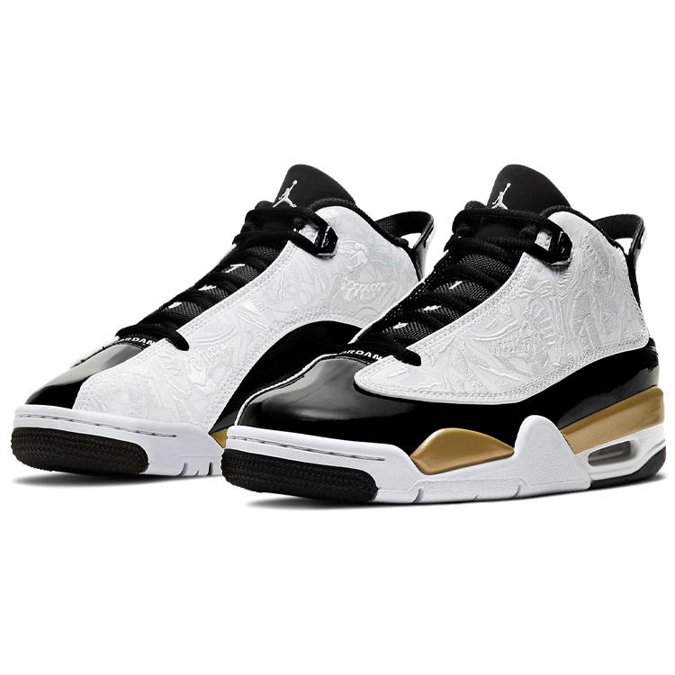 Jordan Dub Zero Black Metallic Gold White GS 311047-005