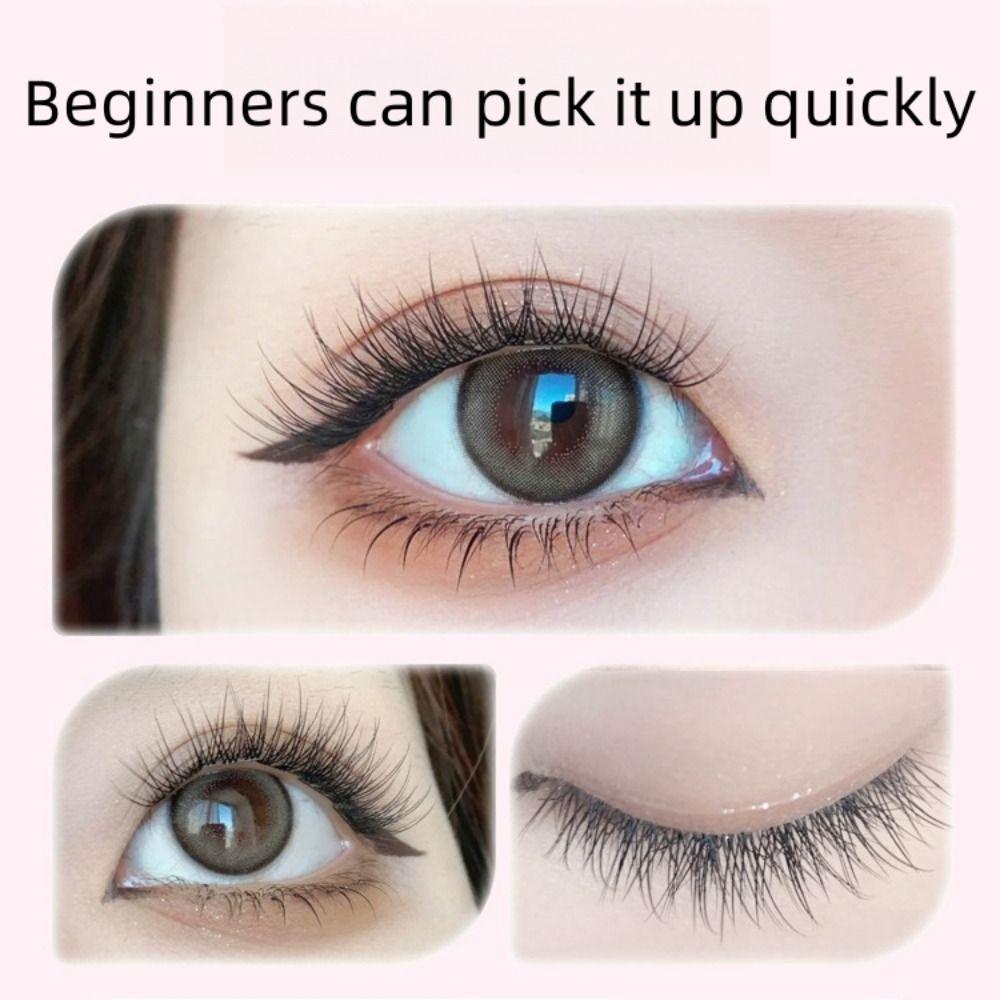Comic Eye Glue Free Fake Eyelashes Soft Cluster False Lashes Individual Fake Eyelashes  Make Up