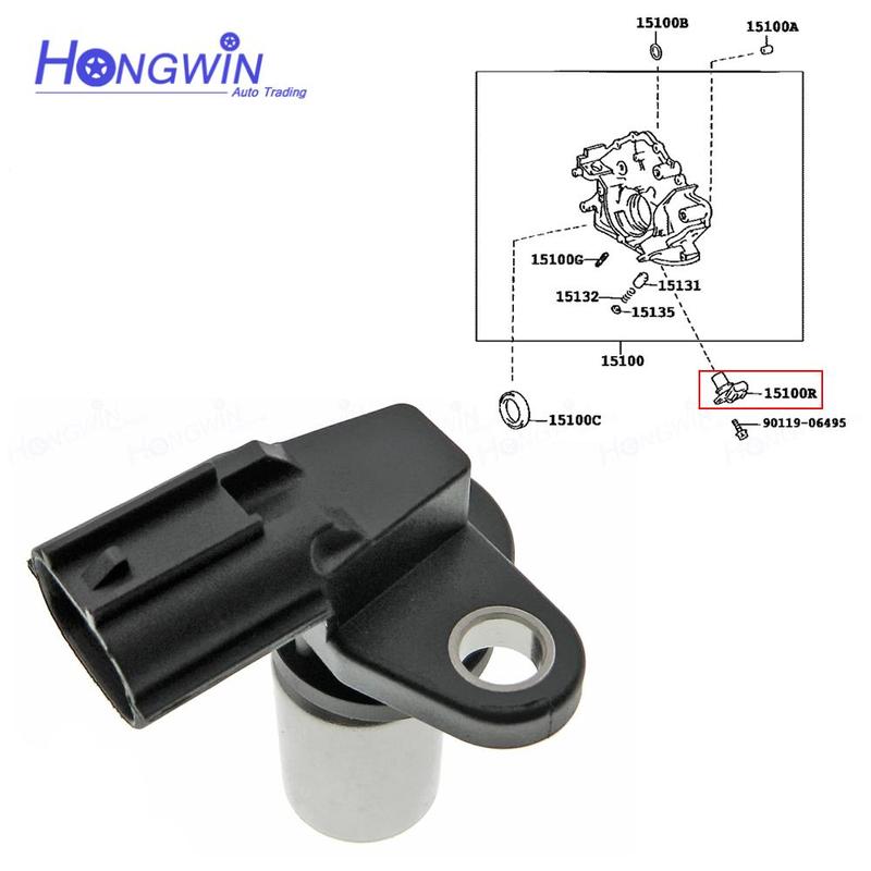 Crankshaft Position Sensor Plug For Toyota 4Runner Land Cruiser Sequoia Lexus GS300 1UZFE, 3UZFE, 2UZFE 90919-05035 90919-A5001