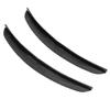 2Pcs 24.5cm Carbon Fiber Car Wheel Eyebrow Arch Fender Rubber Protection Strips