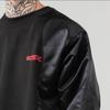 adidas Мужская толстовка Originals X Alexander Wang с однотонным принтом в виде букв и круглым вырезом, длинными рукавами, черная DT9501