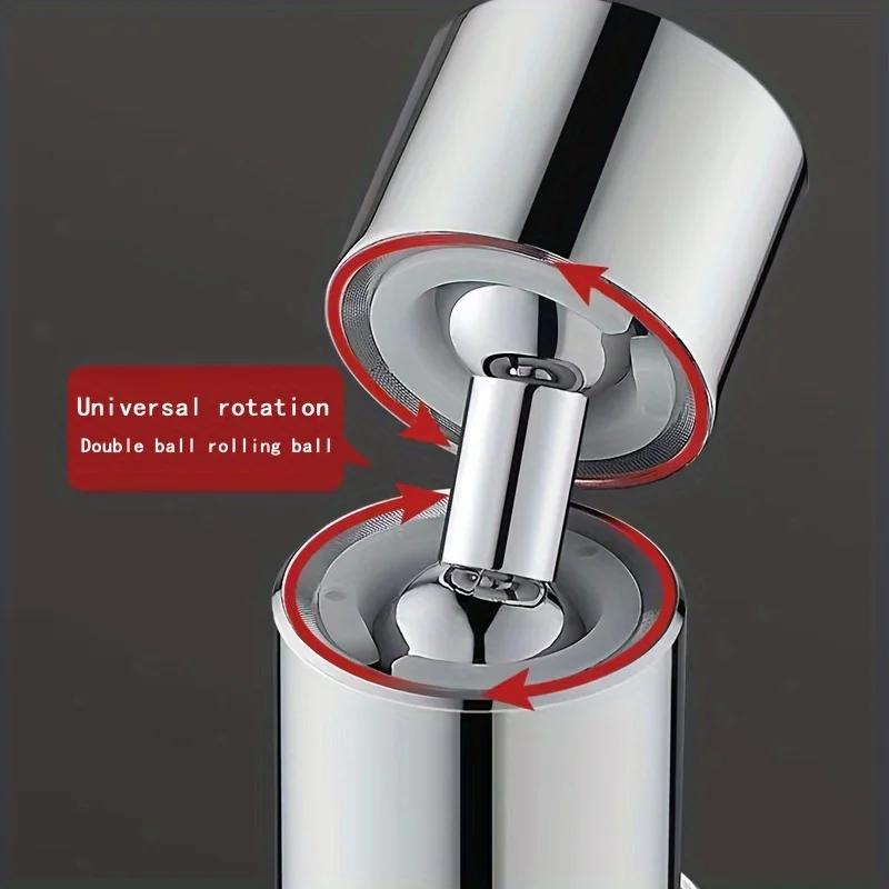 Удлинитель для крана с защитой от брызг и напорным спринклером, трехскоростной вращающийся барботер