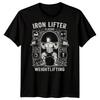 Iron Lifter Классическая футболка для тяжелой атлетики и спорта Мужская Тренировка в зале