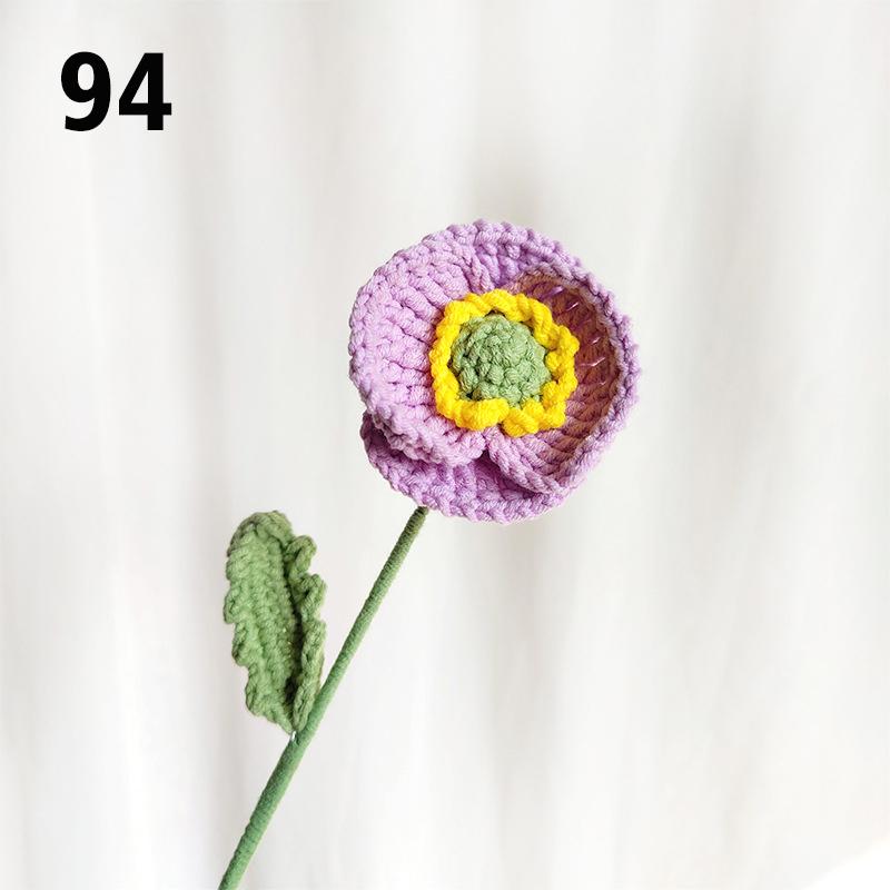 Подарок на День Учителя Подсолнух Вязаный Цветок Вязаный Цветок Ручной Работы Букет Домашний