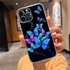 Чехол для телефона Для iphone 17ProMax Air 16 15 14 13 Pro Max 15 16 Pro 15Plus Бабочка