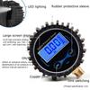 Portable Digital Tire Pressure Gauge Precision Short Pressure Measuring Valve  Truck