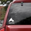 AeRko Funny Barton Ski Mountain Skiing Keyboard Sticker Vinyl Car
