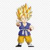Patches For Clothes Bag Iron On Thermal Stickers Goku Gt Goku Vegeta Pattern Washable Heat Transfer