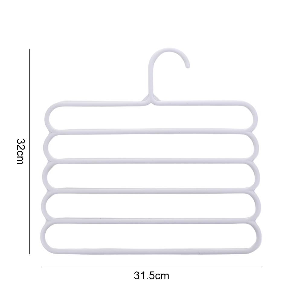 Bedroom Wardrobe Multilayer 5 Layers Storage Rack Clothes Hanger Pants Hangers Trousers Hanger