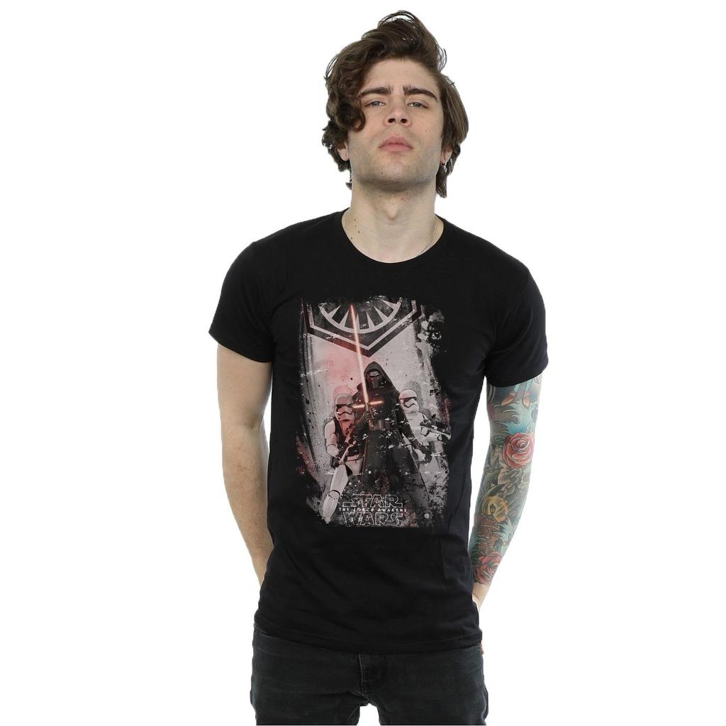 Star Wars Mens Force Awakens Kylo Ren Stormtroopers T-Shirt
