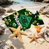 Custom Name Personalized Borussia Monchengladbach Print Beach Towel, for Trip Camping Beach Party Home Decor, Birthday Gift for Family & Friends