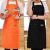 Fashionable for Woman Men Cooking Kitchen Apron Chef Waiter Cafe Shop BBQ Hairdresser New Fashion AVE