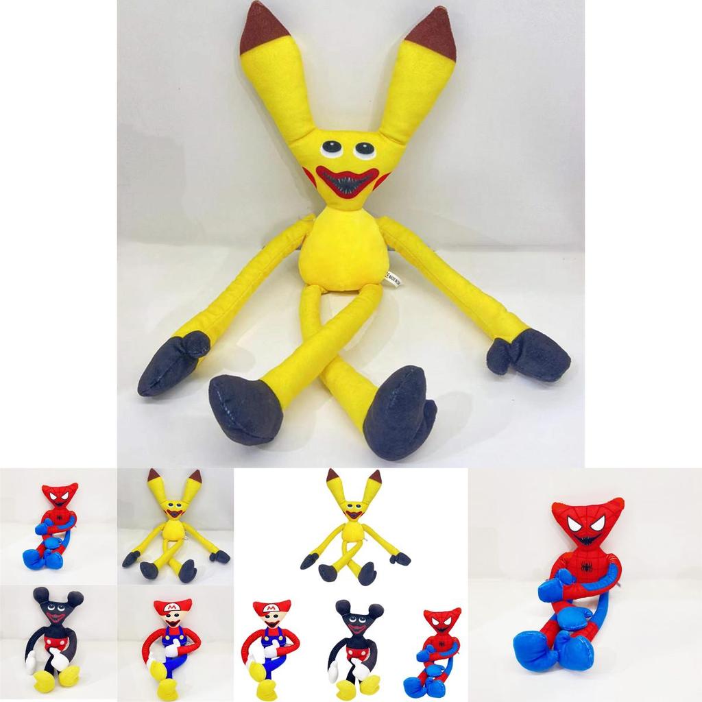 Highly Restored Character Prototypes Poppy Playtime Huggy Wuggy Plush Cos Spiderman Mickey Mouse And Mario