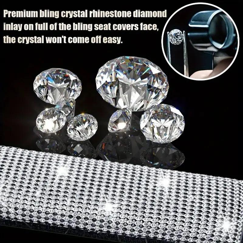 2 шт. чехол на ремень безопасности автомобиля наплечник блестящие бриллиантовые кристаллы стразы инкрустированные украшения аксессуары для салона автомобиля для женщин