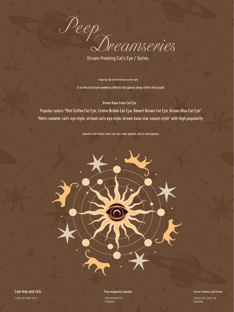 Seekaa Sika Секретный Сад Кошачий Глаз Аврора Магнитные Блестки для Маникюра