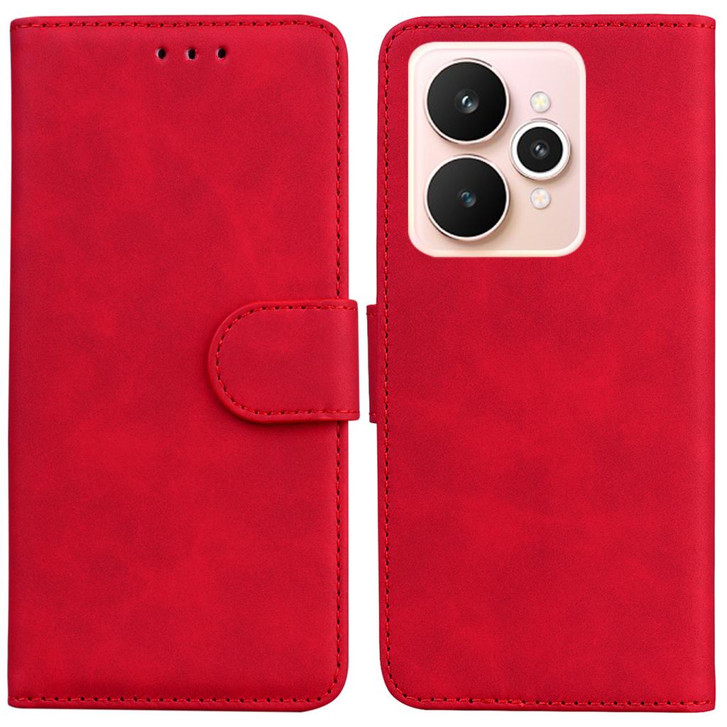 For Realme 15 Pro 5G/15 5G Case Solid Color Leather Wallet Phone Cover