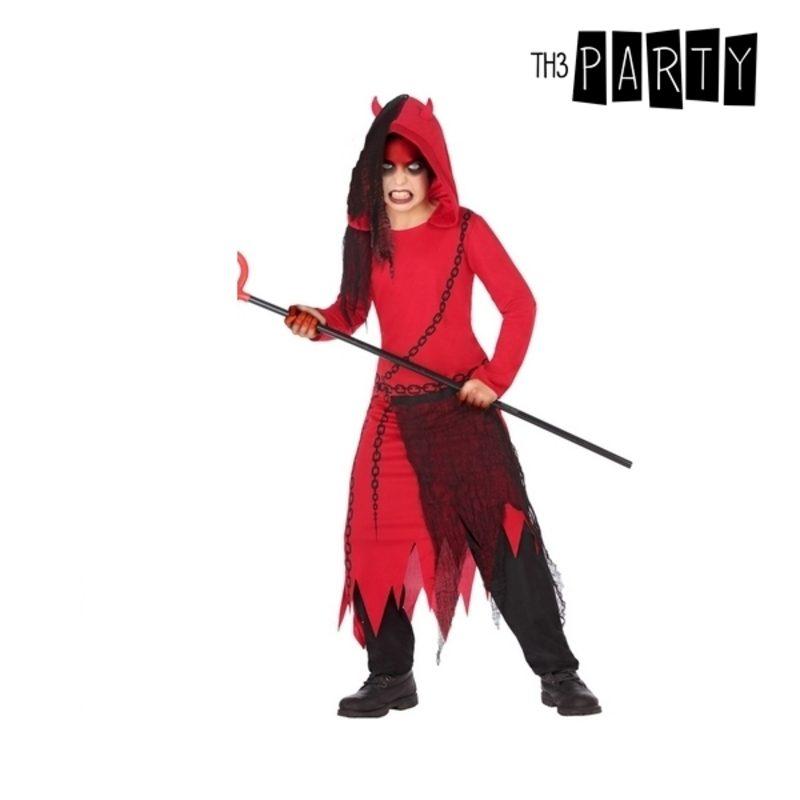 BB Carnival-Costume for Children Demon Red Black 4 Pcs 5-6 Years