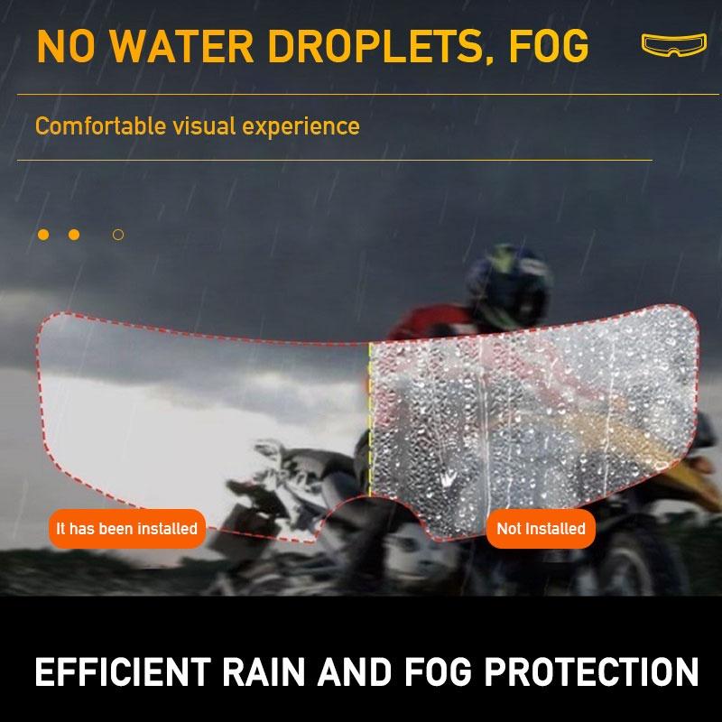 Универсальные мотоциклетные аксессуары Визор для шлема Прозрачный патч против запотевания Подходит для линзы шлема Breaker Пленка против запотевания Ветрозащитные наклейки для линз HD Vision KTY