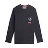 Originals X C.P. Company Collaboration FW24 Minimalist Comfortable Vintage Long Sleeve T-Shirt Unisex Tops Black JN8656