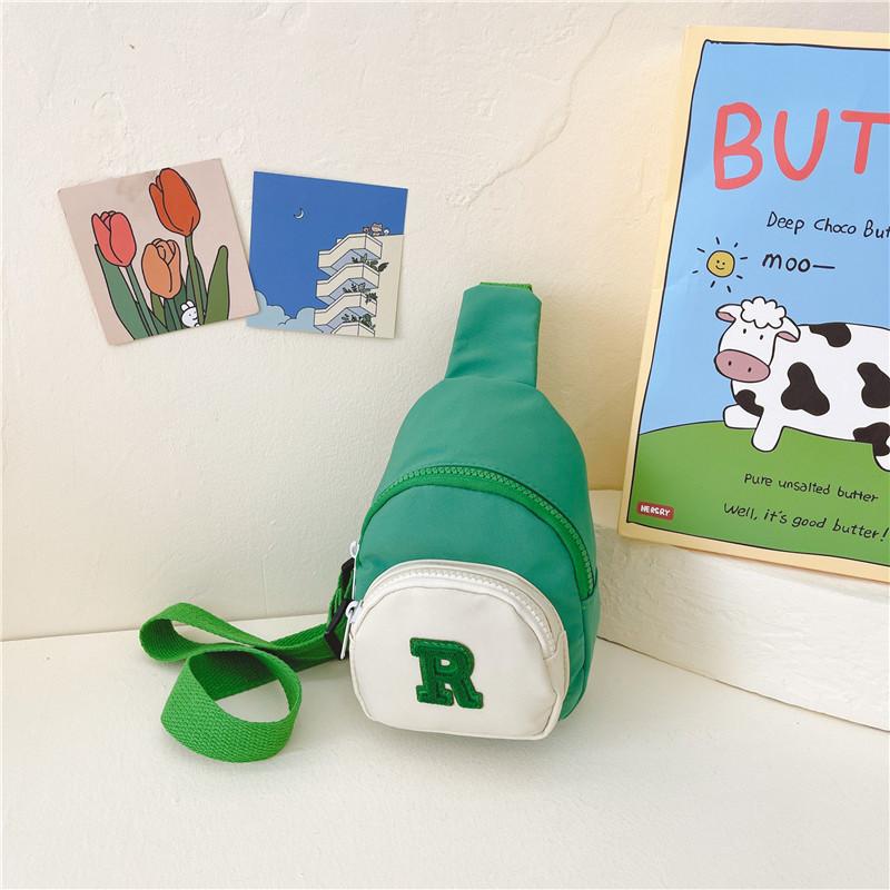 Trendy Children's Fashion Chest Bag Stylish Unisex Baby Shoulder Bag For Kids With Fun Print Design