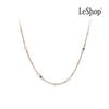 [LeShop] 14K Twine Pearl Necklace (Gold Plated)_LJ5148BRN