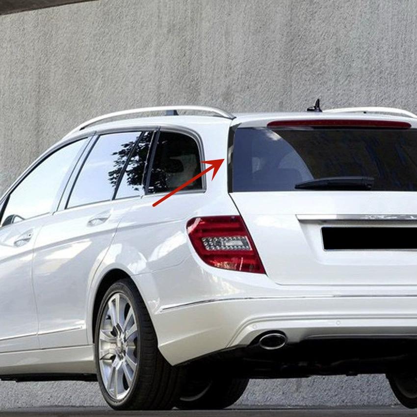 1 пара задних боковых оконных спойлеров-канард для Mercedes C-Class W204 Универсал 2007-2014 ABS спойлер на багажник аксессуары-канард