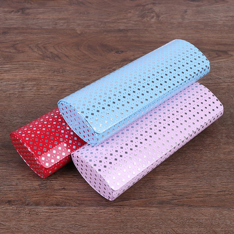 Жесткий футляр для очков Коробка для очков Футляр для очков Коробка для близорукости Овальная коробка ручной работы