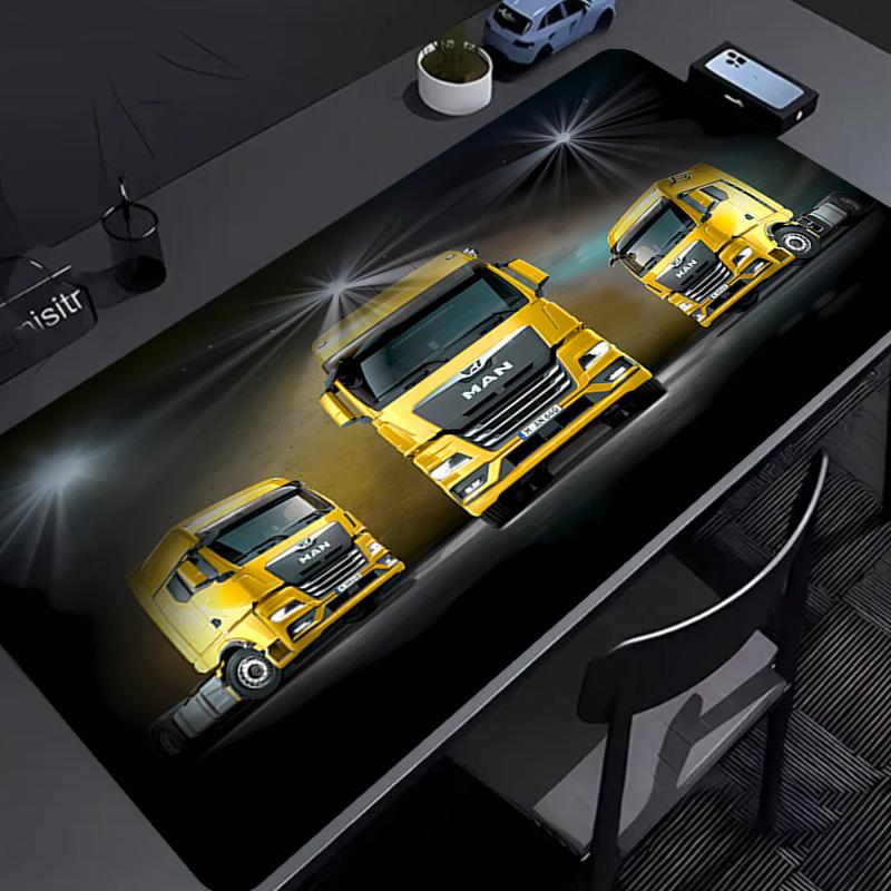 MAN Truck Mouse Pad - Non-Slip Rubber Base, Smooth Surface for Work,Gaming,Office,And Home Use, Desk Mouse Pad