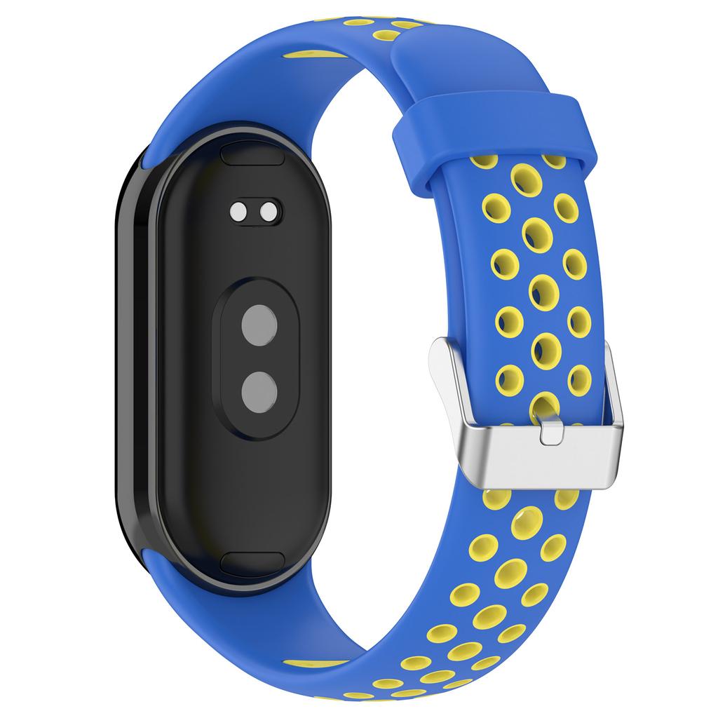 Для Xiaomi Smart Band 9 NFC/9/8 NFC/8 Ремешки для часов Силиконовый ремешок с разъемом из нержавеющей стали