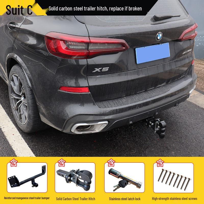 Усиленная фаркопная система для BMW X-Series (X5, X6, X1, X3, X4) и буксировочный кронштейн Rogue