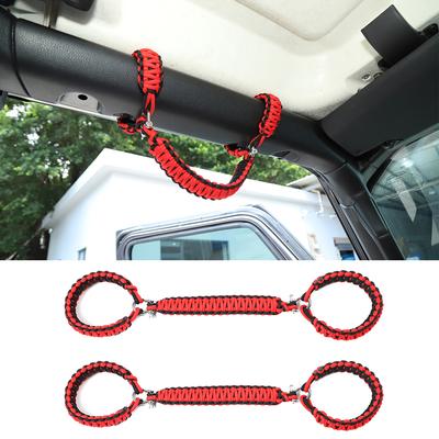 Автомобильная верхняя ручка для Jeep Wrangler JK JL JT 2007-2023, верхние поручни подлокотника, ручка, тянущая пластина, крепление на рулонную планку