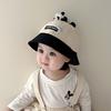 Cute Panda Fisherman Cap Outdoor Sun Hat New Bucket Hat  for Toddler