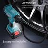 Беспроводной электрический насос-инфлятор Воздушный компрессор для аккумулятора Makita 18 В Светодиодная подсветка