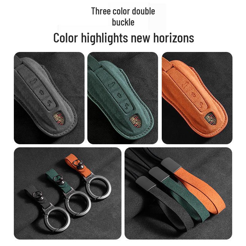 Чехол для ключей Porsche для новых Cayenne, Macan, 718, Taycan, Panamera и 911