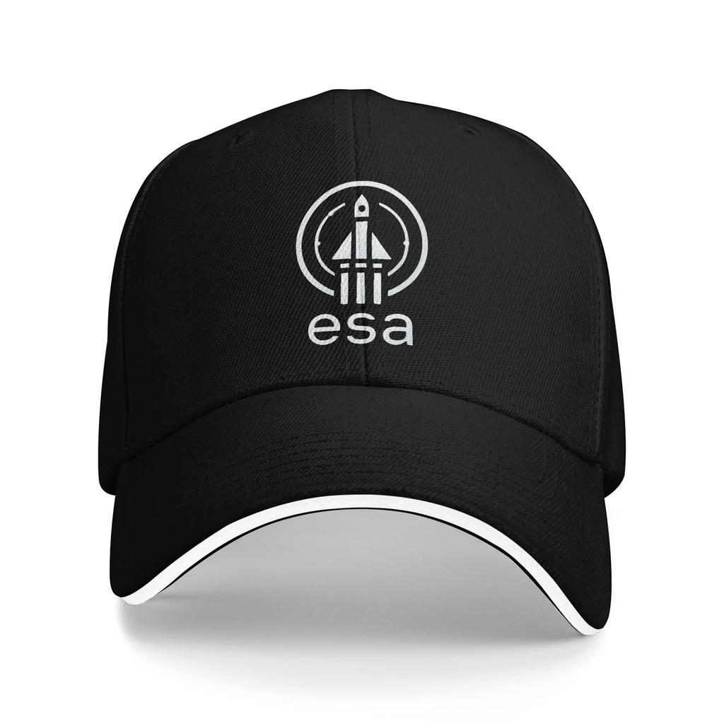 Collection Seven Different Styles ESA Black Camping Baseball Caps Adult Unisex Beach Sun Hat Peaked Cap