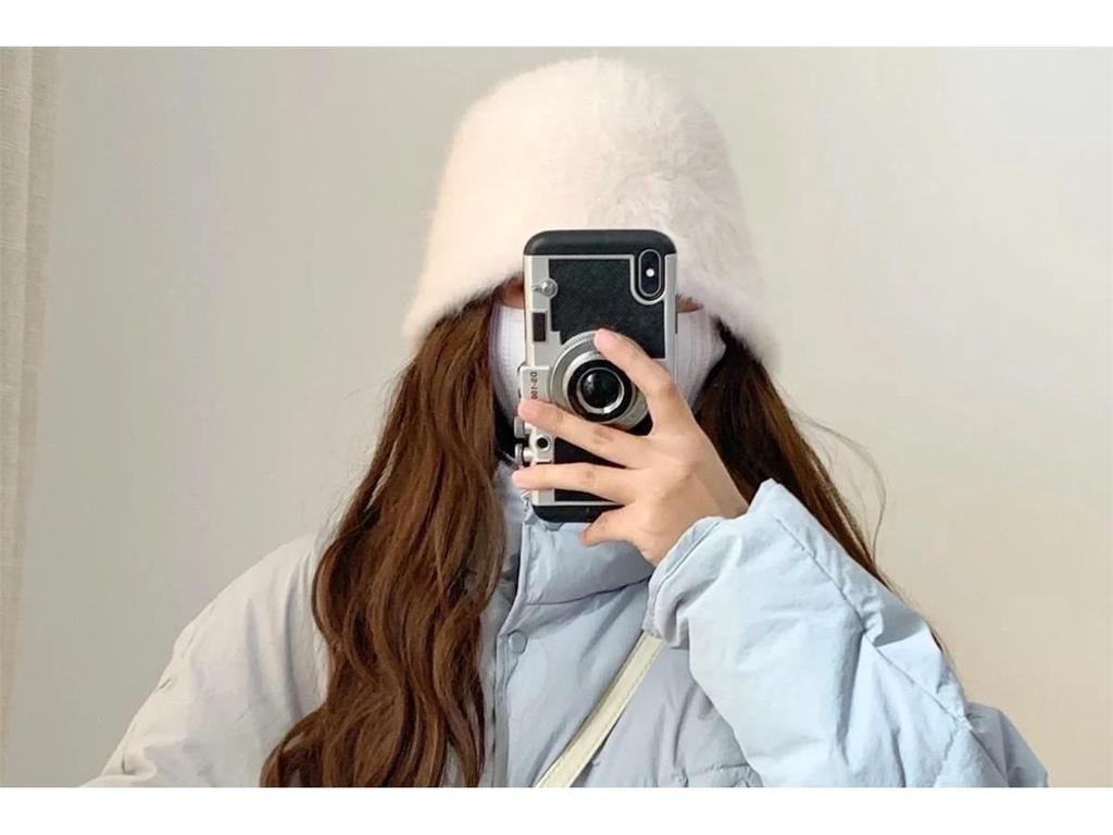 2024 Petite Korean Style Blue Women's Short Down Jacket - White Duck Down