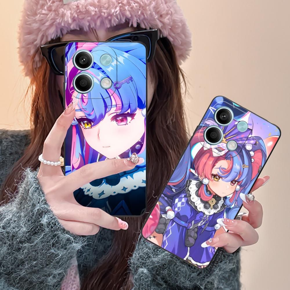 Wuthering Waves Roccia Phone Case for Xiaomi Redmi Note 14 13 12 11 S Pro Plus 4G 5G Colorful Printing Cover Pretty Luxury Cover
