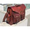 УНИСЕКС Винтаж GOAT кожаная сумка-мессенджер на плечо сумка для ноутбука портфель