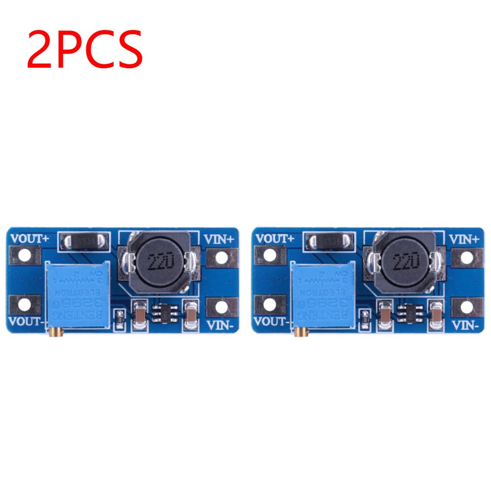 10PCS MT3608 DC-DC Step Up Converter Module Adjustable Booster Power Supply Module Voltage Regulator 2A Max 2V-24V To 5/9/12/28V