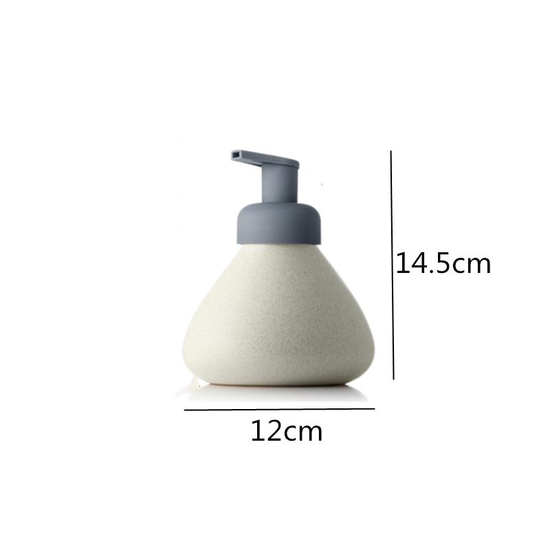 Бутылка для лосьона Nordic Ceramics 280 мл 500 мл Конический пресс Бутылка Товары для ванной комнаты Бутылка для дезинфицирующего средства для рук Контейнер для геля для душа