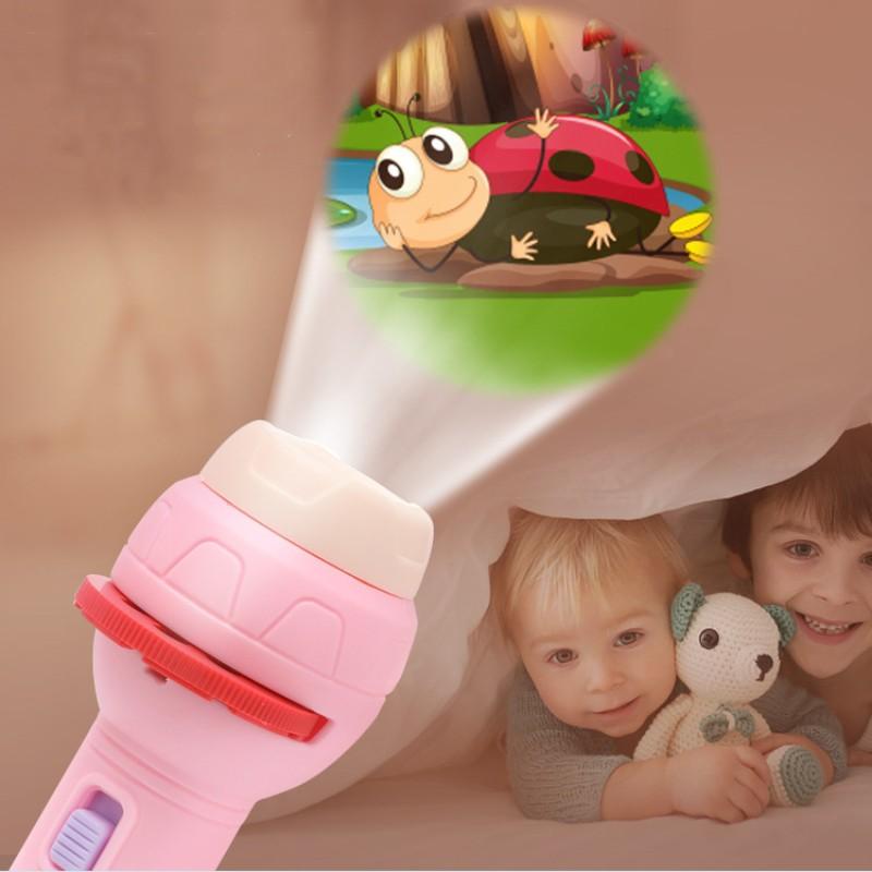 Braided Beads 24/56 imagens Projection Toy Flashlight Toys Colour Early education Souptoys Cartoon Children's gift  spacer beads