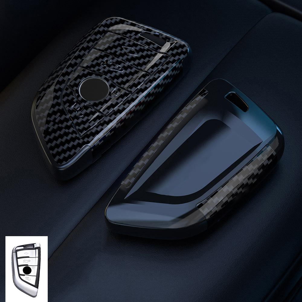 Carbon Fiber Key Case Cover for BMW X1 X3 X5 X6 F15 F16 G30 7 Series 525 F30 118i 218i G11 F48 F39 520