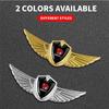 3D Wings Styling Metal Car Emblem Sticker Auto Accessories For Honda Civci FIT CRV Accord Jazz HRV Dio Stepwgn Prelude Odyssey