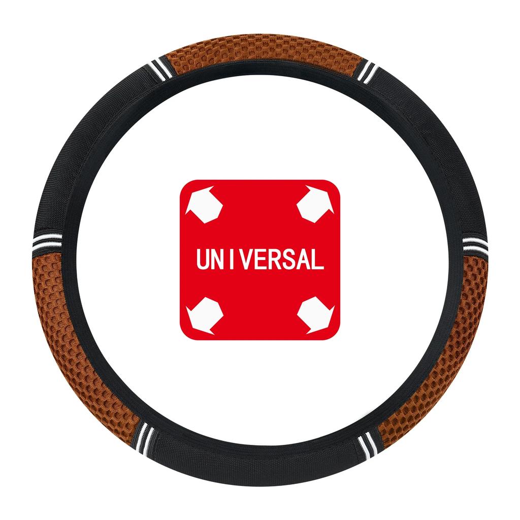 НОВЫЙ чехол на руль автомобиля, сращивание, ледяной шелк, дышащий, нескользящий, без внутреннего кольца, эластичный, эластичный чехол на руль