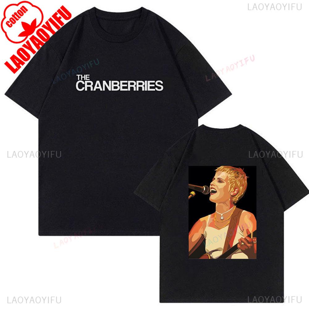 80-е 90-е The Cranberries Linger 1993 Альтернативный рок Текст песни Унисекс Футболка Графические футболки Винтажная футболка Летние хлопковые футболки