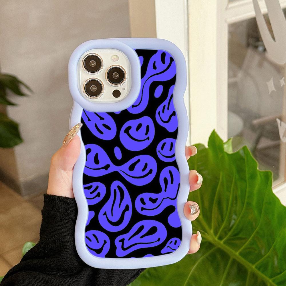 Ae88 Lovely Smiley Art Protective Phone Cases for Samsung S24 Plus S23 Ultra A14 A55 A06 Honor X9b Motorola OnePlus Big Wave TPU Back Cover