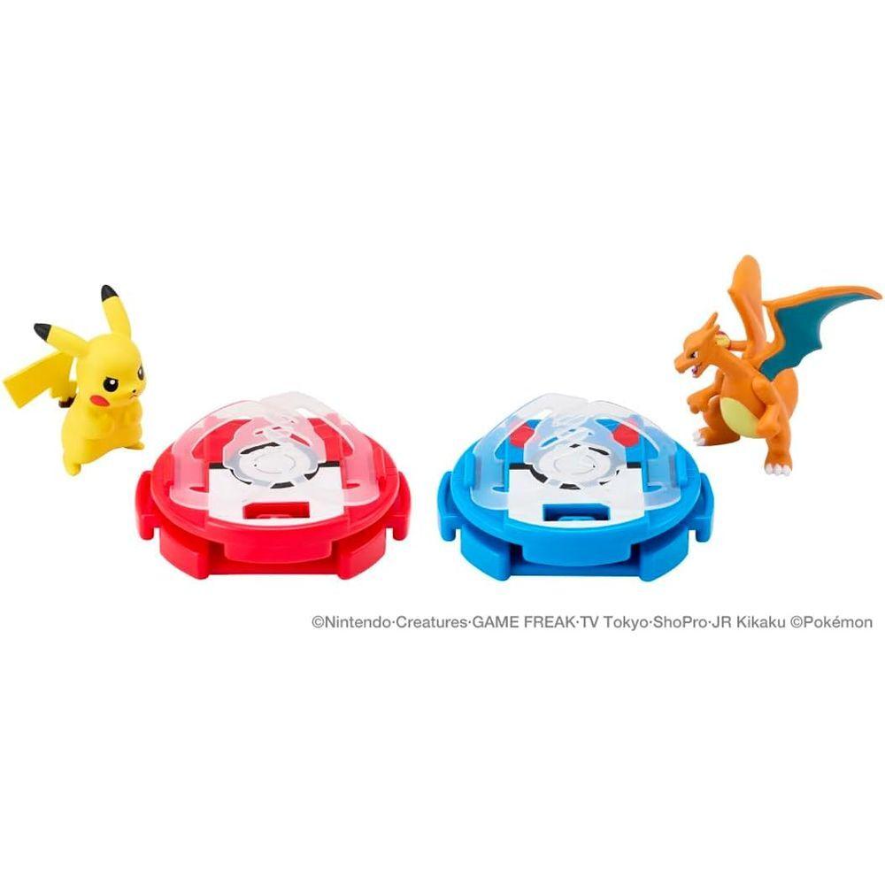 Takara Tomy MonColle Battleze Pikachu VS Charizard 4 and Pokémon (Ages up)