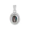 Silver Pendant with Mystic Topaz 1.45ct (2124856)