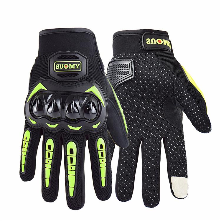 Summer Breathable Polyester Motorcycle Gloves Non-slip Wear-resistant Motocross Racing Gloves Touch Screen Moto Biker Gloves