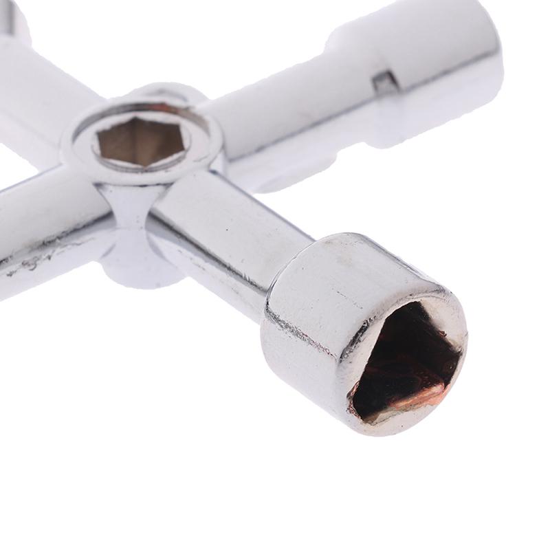 4 Way Utility Key For Electric Water Gas Meter Box Cupboard Cabinet Opening Key